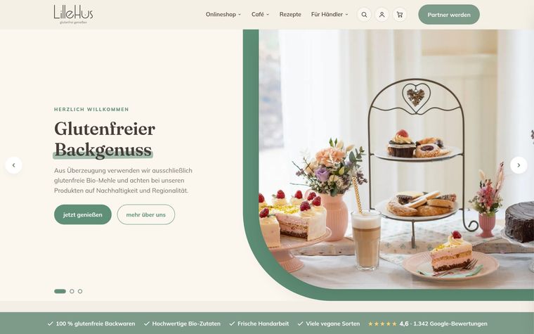 Website LilleHus Café